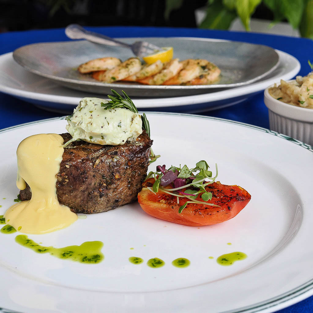 Surf & Turf with Filet Mignon and Shrimp