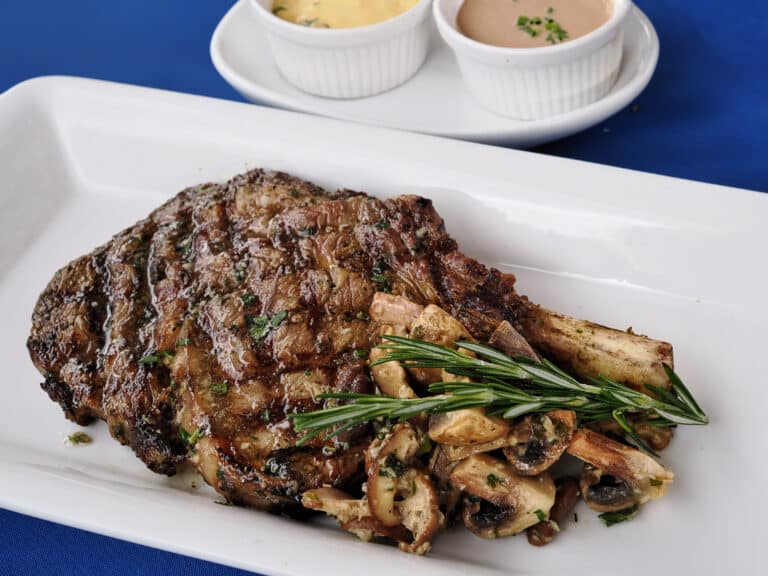 Bone-In Cowboy Ribeye Steak at The Nauti Lobstah