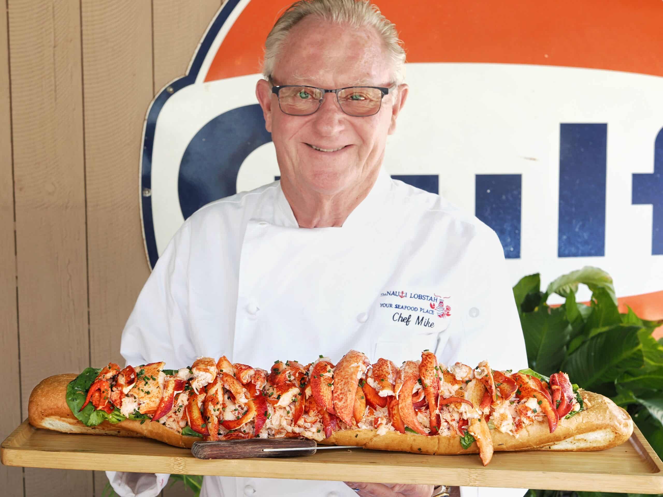 The secret to the best seafood restaurant in Orlando features Chef Mike Rumplik and The Biggest Lobster Roll in Florida at The Nauti Lobstah
