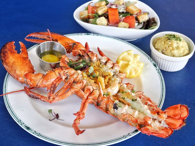 Baked Stuffed Maine Lobster at Orlando Seafood Restaurant